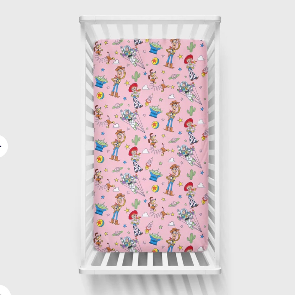 Little Sleepies Toy Story Stars Fitted Crib Sheet